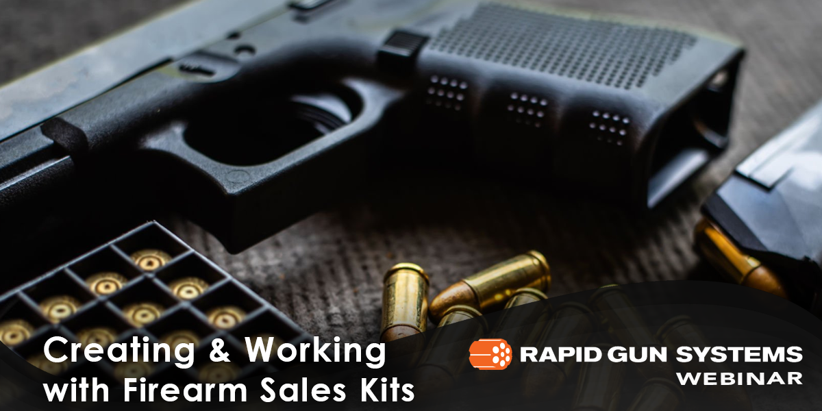 Efficiently Create and Manage Firearm Sales Kits with Counterpoint Close-up image of a handgun and ammunition as a part of a sales kit made with a gun POS system. Discover techniques for bundling firearms, accessories, and ammunition into convenient packages, optimizing inventory management, and boosting sales. Perfect for firearm retailers looking to streamline firearm sales kits.